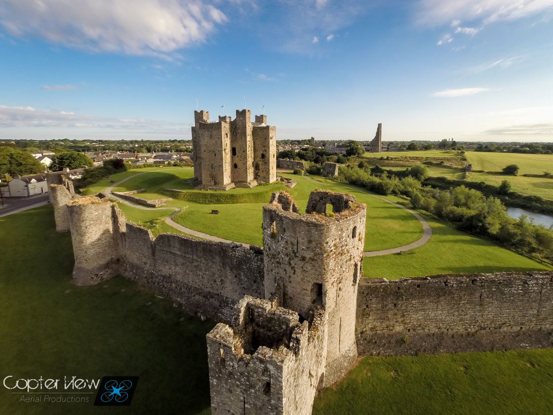 Trim Castle by Copter View Ireland