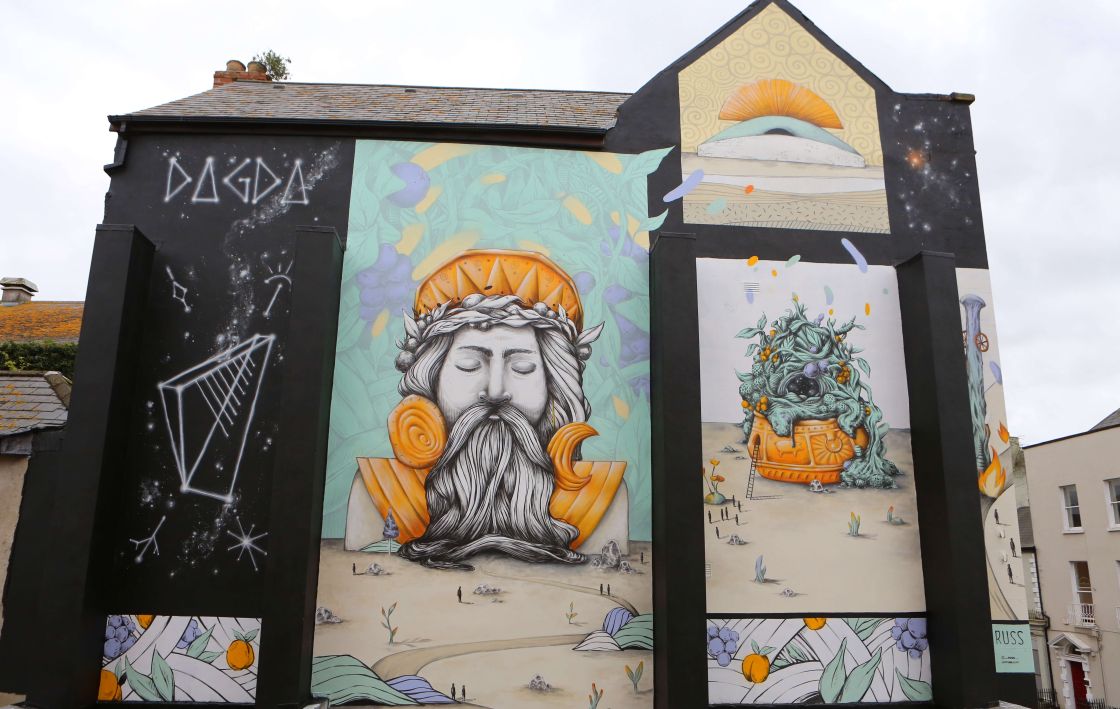 Mural at Drogheda Urban Art trail 