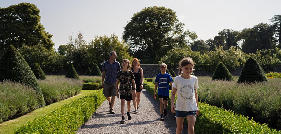 Family at Oldbridge House and Gardens
