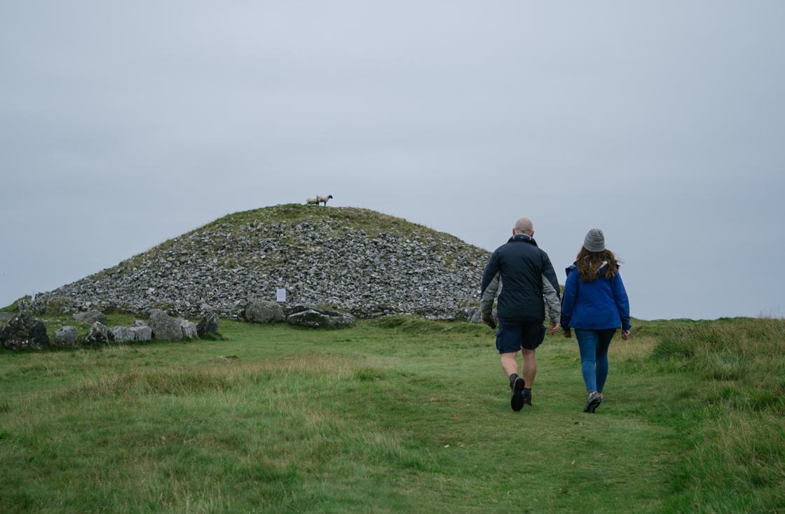 Couple at Loughcrew Cairns