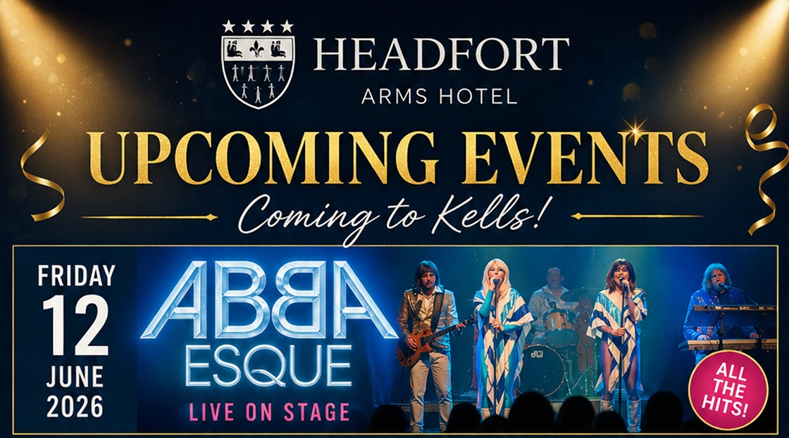 kells, headfort arms, abba tribute, 
