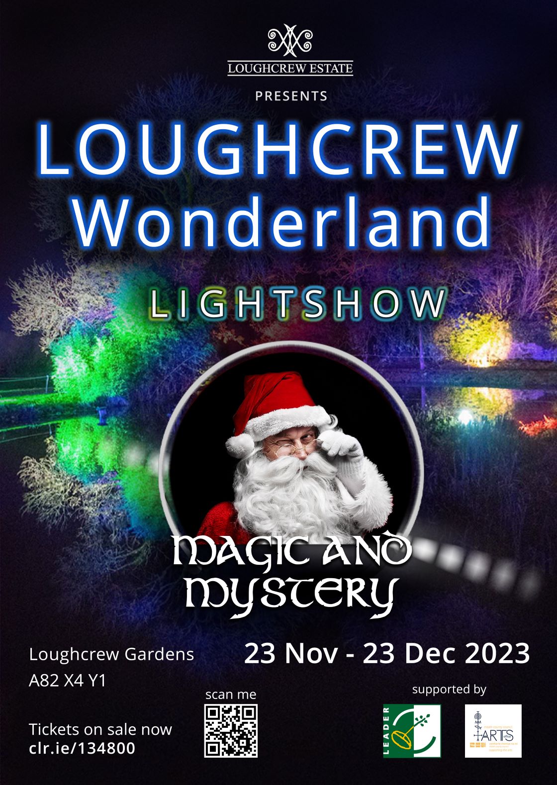 Wonderland Poster with Santa Image