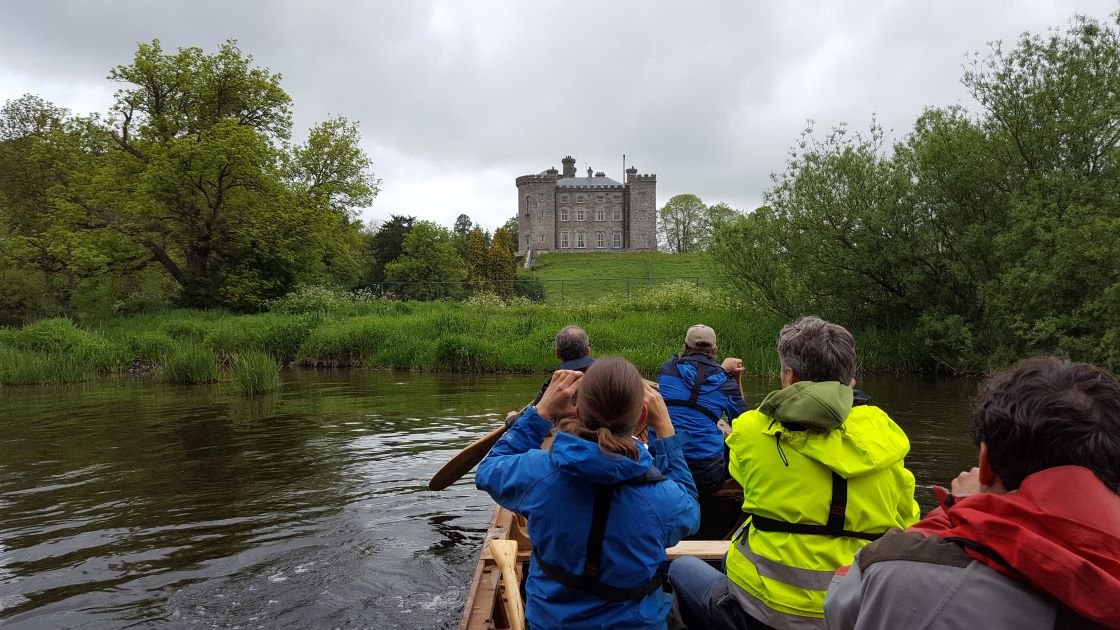 Boyne Boats on the river at Slane Castle