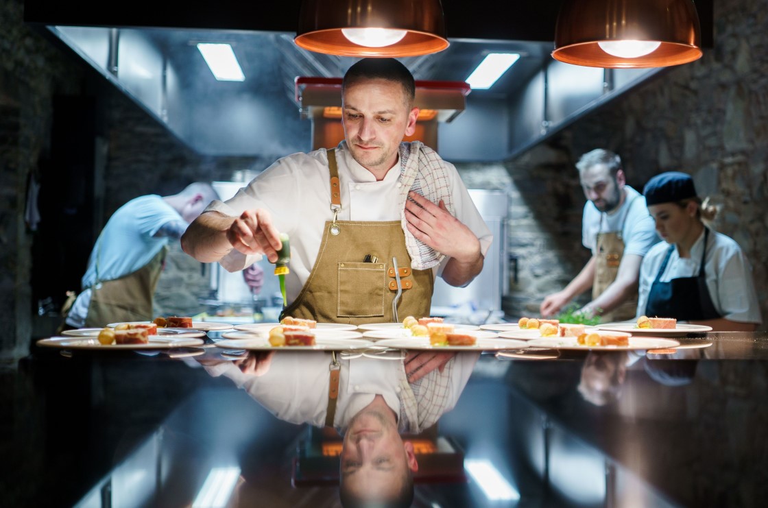 Chef at Brabazon restaurant