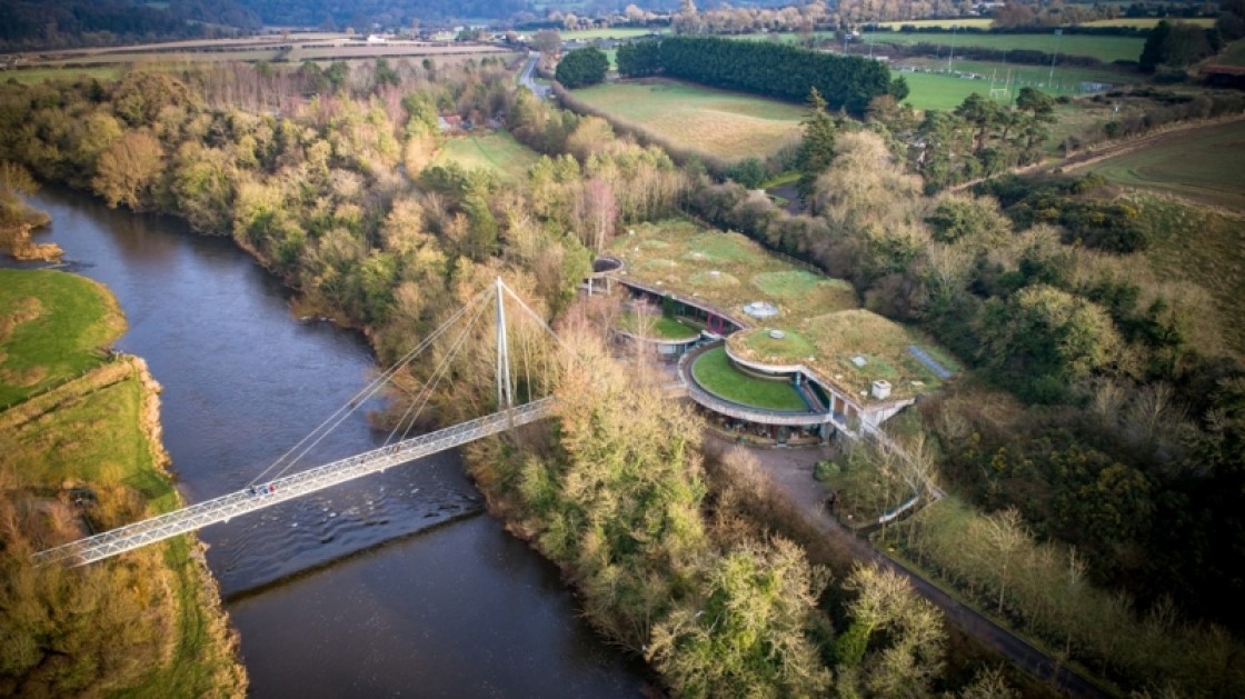 Bru na Boinne Visitor Centre aerial view