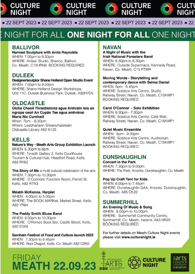Culture Night Meath