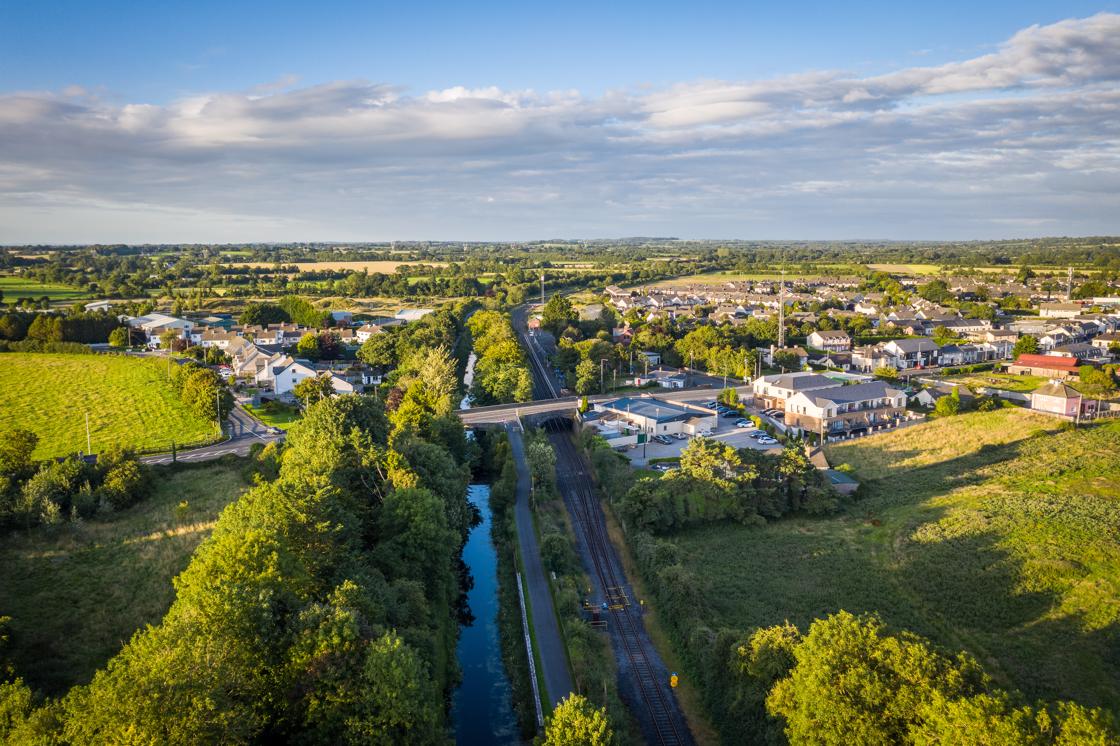 Aerial view of Enfield by Copterview Ireland