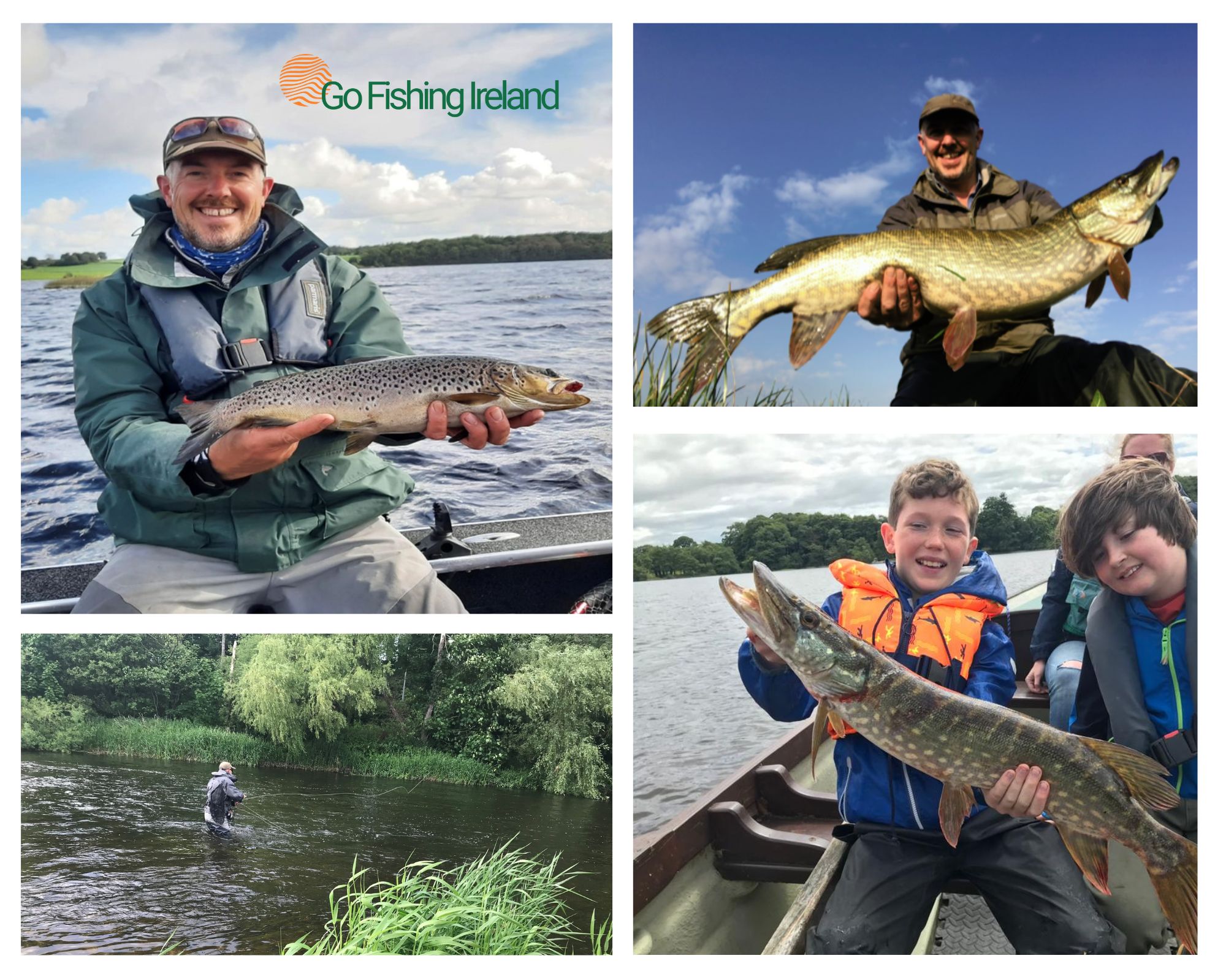 GoFishing Ireland collage