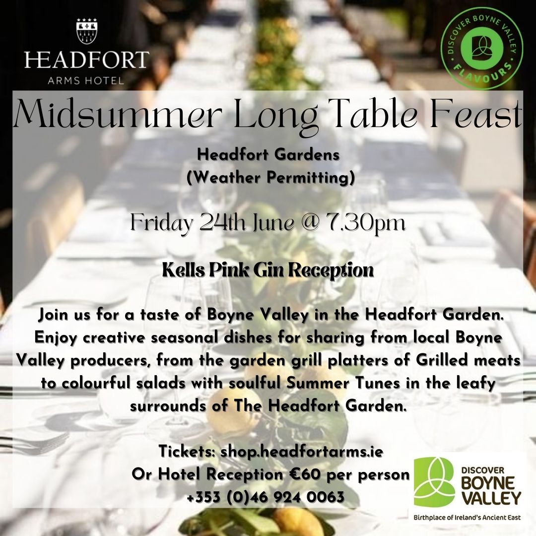 Midsummer Long Table Event at the Headfort Arms
