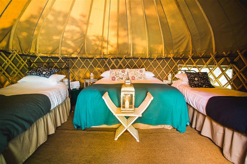 Rock Farm glamping yurt