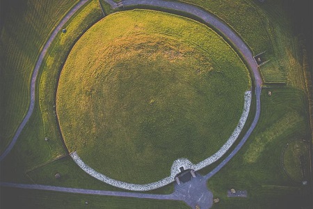 Newgrange by Copter View Ireland