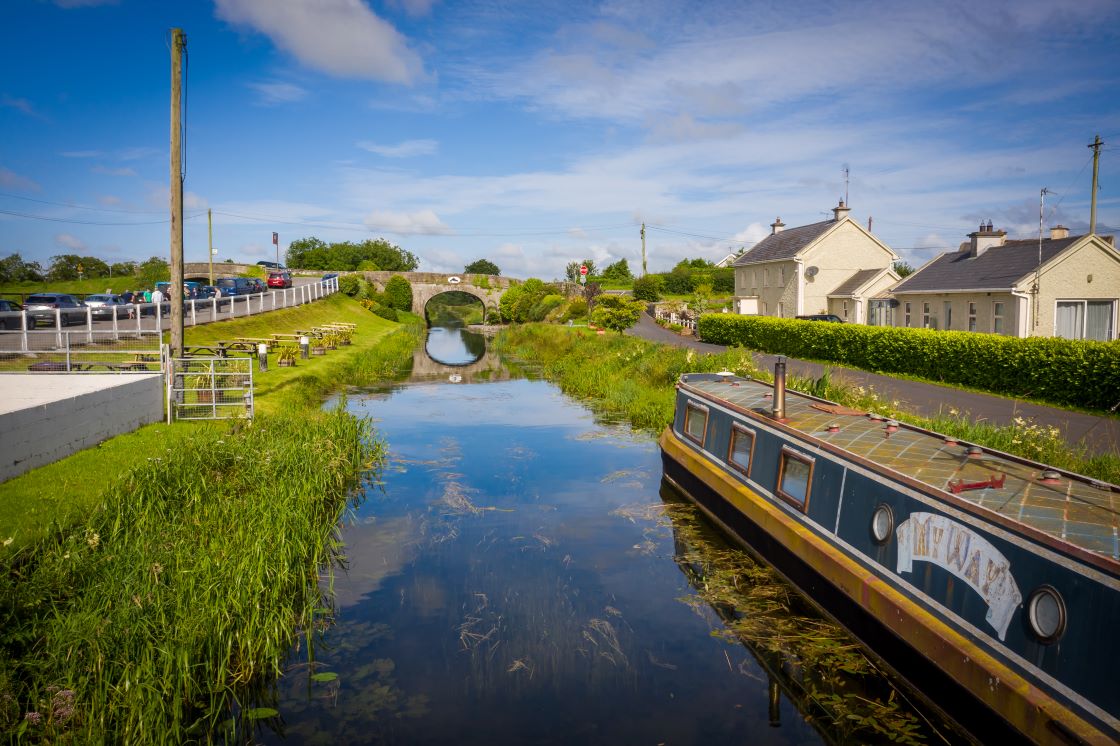 Royal Canal at Hill of Down by Copterview Ireland