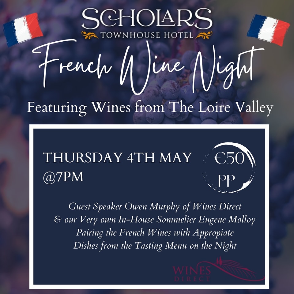 French Wine Night at Scholars Townhouse Hotel