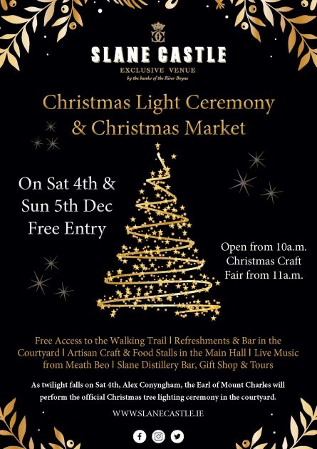 Slane Christmas Light Ceremony and Market