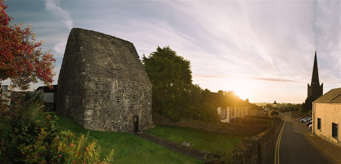 St Colmcille's House at sunrise