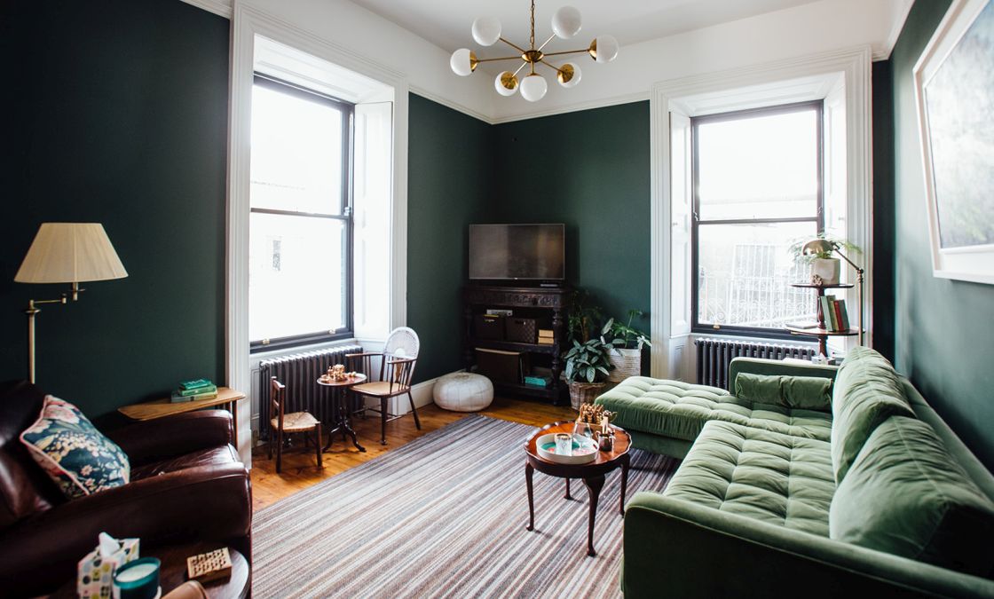 Living room at Tom Blake House