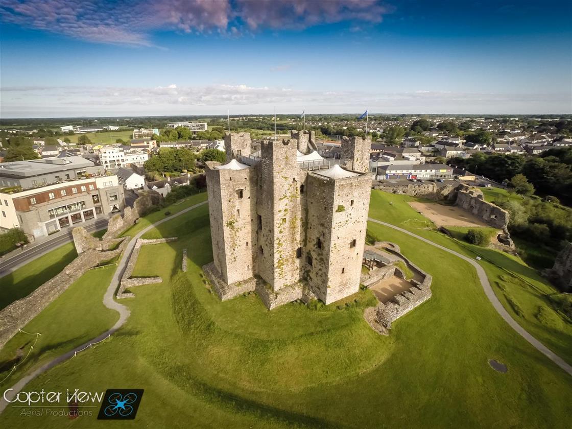 Trim Castle by Copter View Ireland