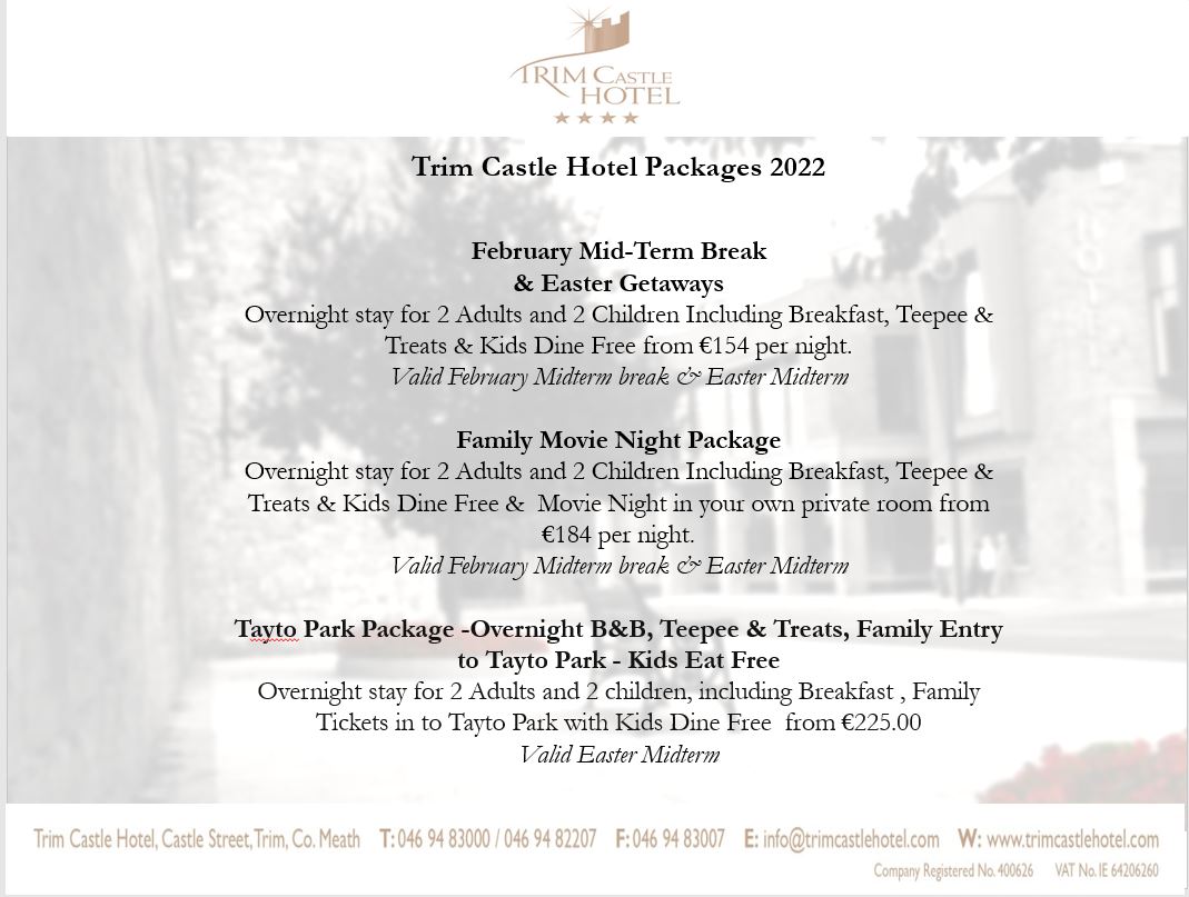 Trim Castle Hotel Offers 1
