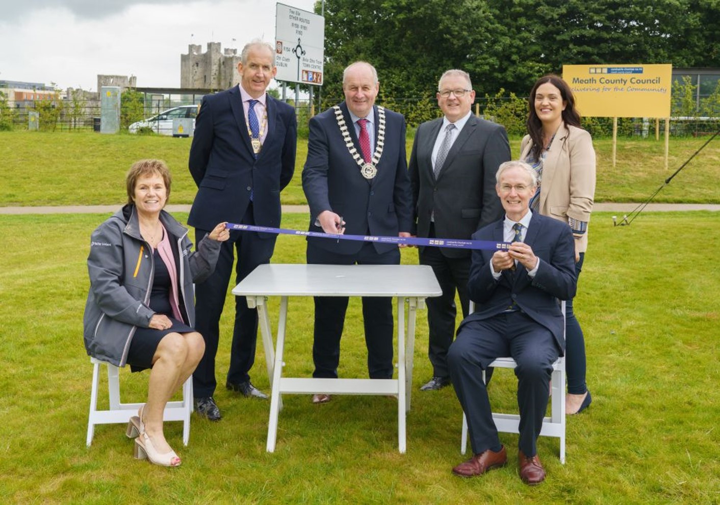 Opening of Trim Porchfield Walk 