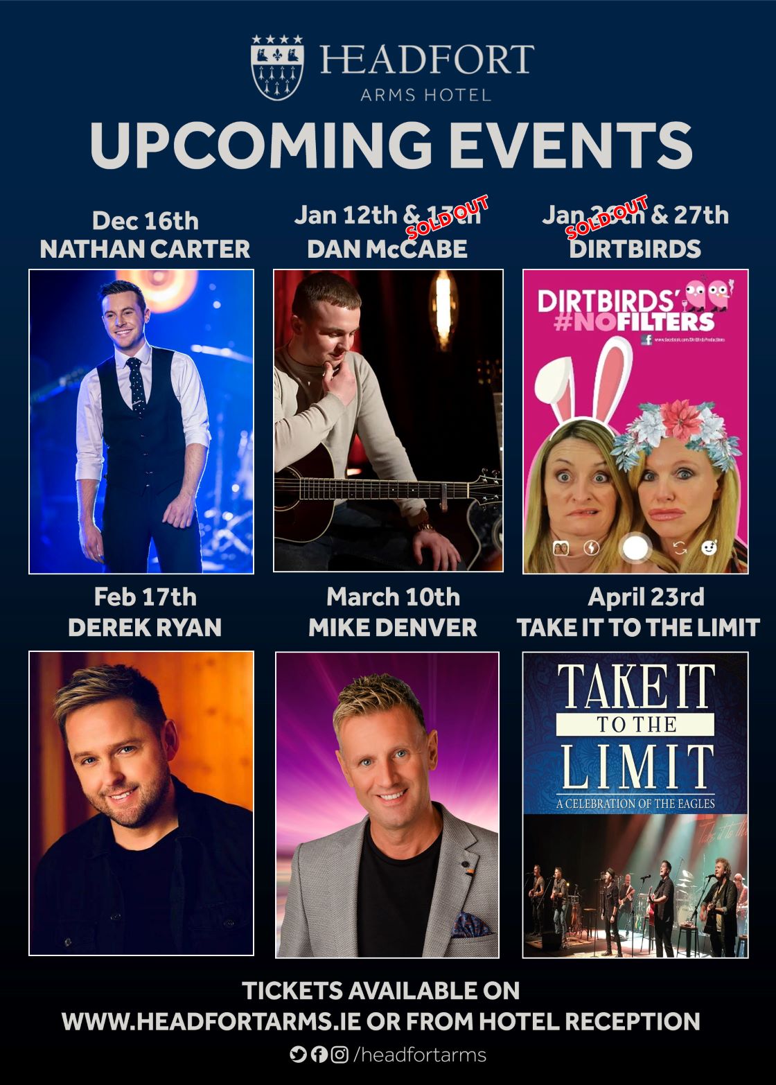Events at the Headfort Arms Hotel