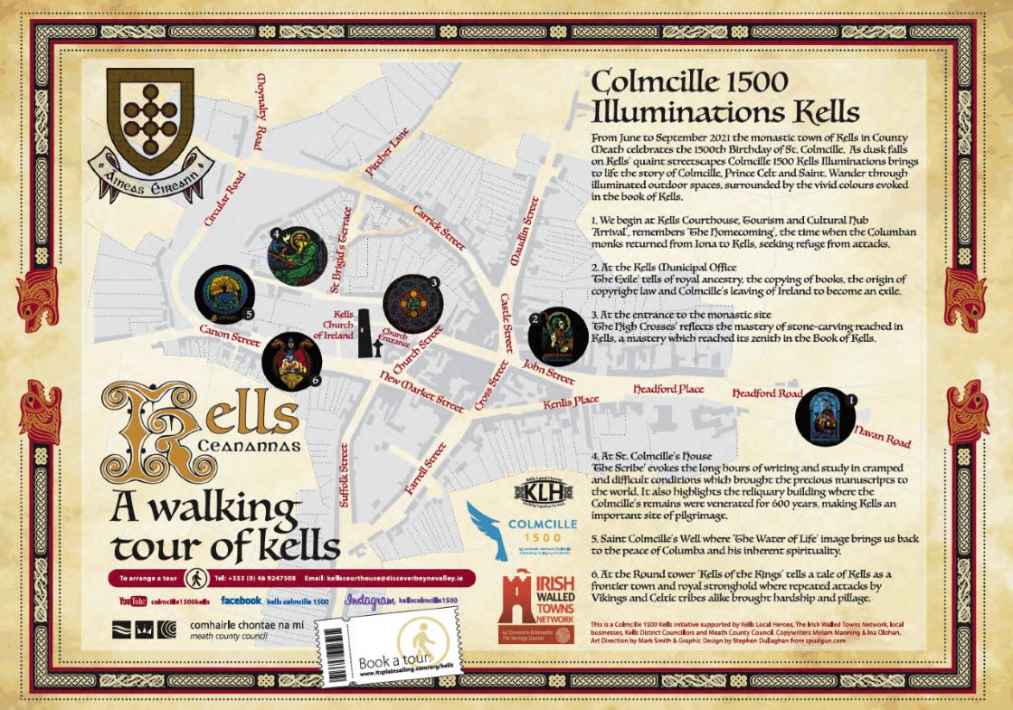 Map of illuminations_Colmcille 1500