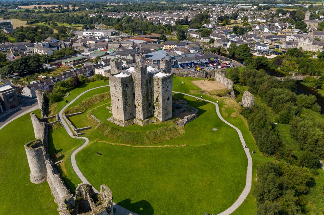 Trim Castle aerial image