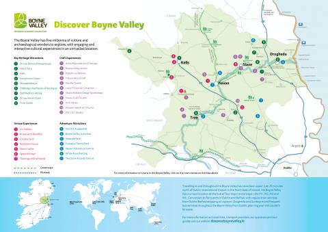 Boyne Valley Heritage & Attractions Map 1